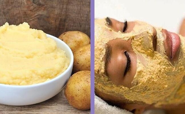 A potato mask